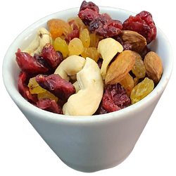 Mix migdale, caju, merișor și stafide 200g